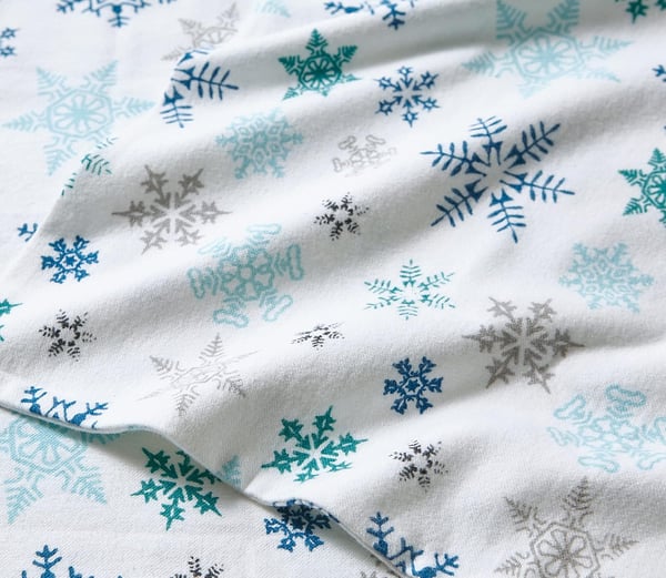 Eddie Bauer  Queen Sheets Cotton Flannel Bedding Set Brushed for Extra Softness Cozy Home Decor Tossed Snowflake QueenEddie Bauer  Queen Sheets Cotton Flannel Bedding Set Brushed for Extra Softness Cozy Home Decor Tossed Snowflake Queen