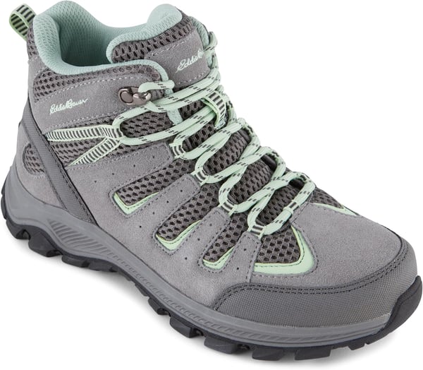 Eddie Bauer Womens Astoria Hiking BootLight GreyAqua