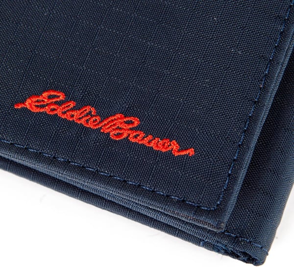 Eddie Bauer Mens Companion Ripstop Nylon Trifold Wallet Navy One SizeEddie Bauer Mens Companion Ripstop Nylon Trifold Wallet Navy One Size