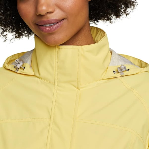 Eddie Bauer Womens Packable Rainfoil JacketLt Yellow