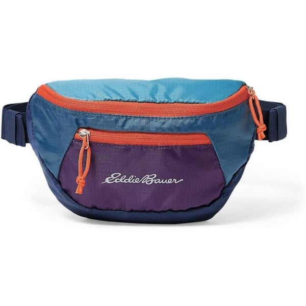 Eddie Bauer Stowaway Packable WaistpackMade from Ripstop Polyester with 2 Secure Zip PocketsOnyx