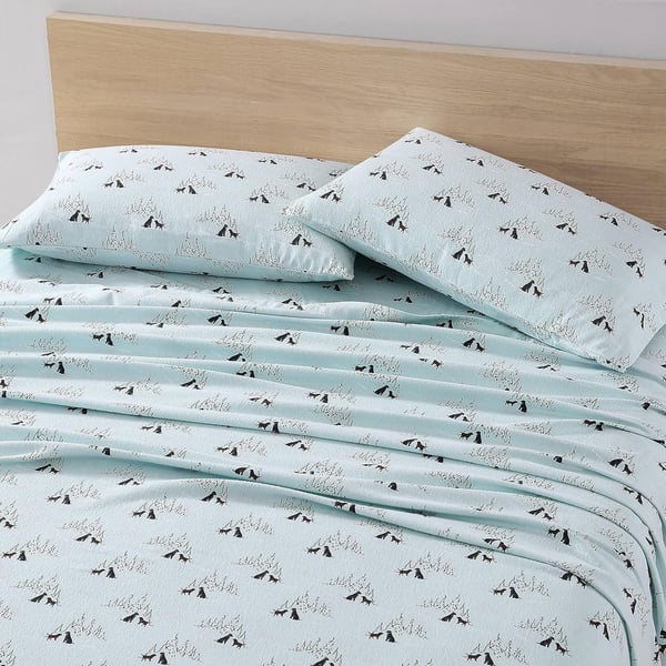 Eddie Bauer  Flannel Collection  Cotton Bedding Sheet Set PreShrunk amp Brushed for Extra Softness Comfort and Cozy Feel King Dog FriendsEddie Bauer  Flannel Collection  Cotton Bedding Sheet Set PreShrunk amp Brushed for Extra Softness Comfort and Cozy Feel King Dog Friends