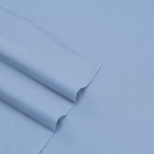 Eddie Bauer  King Sheets Breathable Bedding Set Lightweight Home Decor for Warm Sleepers Jersey Knit Grey KingBlue