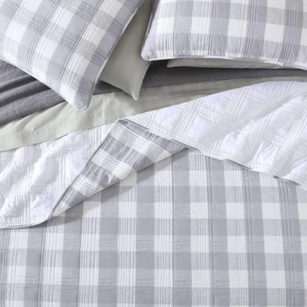 Eddie Bauer  Queen Sheets Cotton Flannel Bedding Set Brushed for Extra Softness Cozy Home Decor White QueenGreen