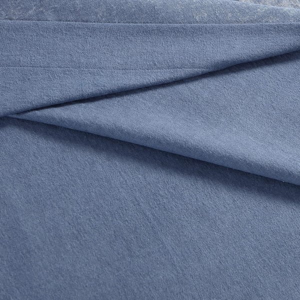 Eddie Bauer  Twin Sheets Cotton Flannel Bedding Set Brushed for Extra Softness Cozy Home Decor Grey TwinBlue Queen