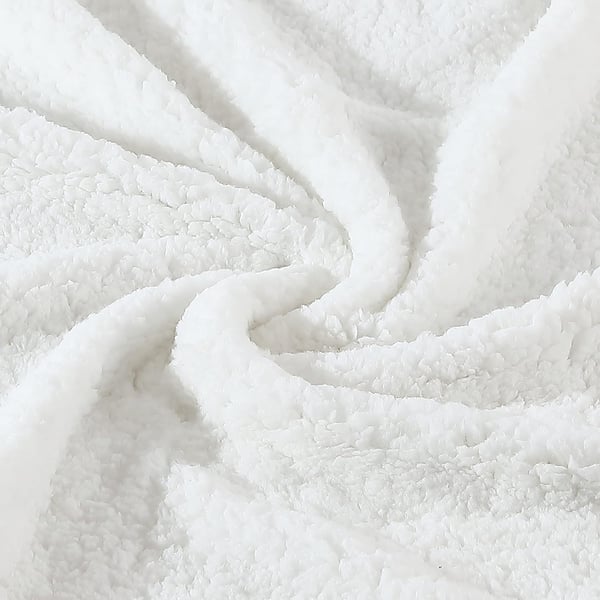 Eddie Bauer Throw Blanket Ultra Soft Plush Home Dcor All Season Bedding Ultra Lux Solid Red 50 x 60Sherpa Reverse Oyster