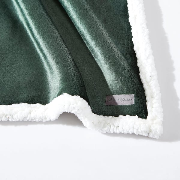 Eddie Bauer Twin Blanket Ultra Soft amp Cozy Plush Home Dcor All Season Bedding Solid Tan TwinTwin Green