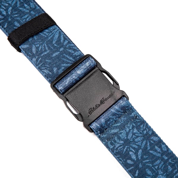 Eddie Bauer Womens Active Stretch Webbing BeltsBlue Graphic