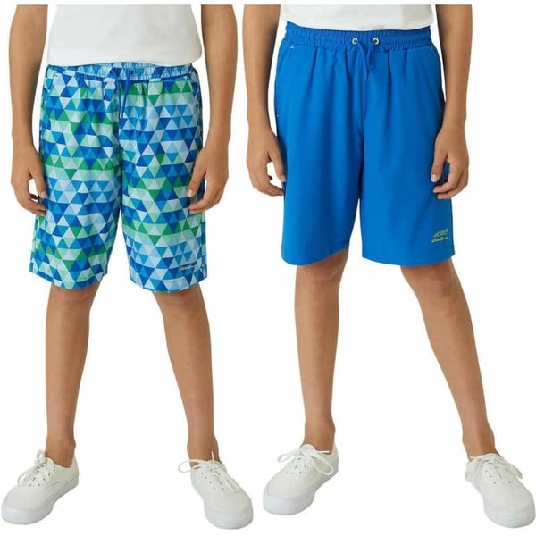 Eddie Bauer Boys 2Pack Hybrid Shorts as1 Alpha l Regular GeometricBright BlueEddie Bauer Boys 2Pack Hybrid Shorts as1 Alpha l Regular GeometricBright Blue