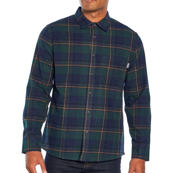 Eddie Bauer Bristol Mens Flannel ShirtBayleaf