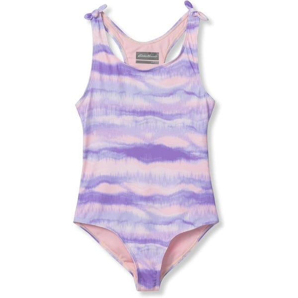 Eddie Bauer Girls OnePiece Swimsuit  UPF 50 Quick Dry OnePiece Bathing Suit for Girls SXLSoft Pink