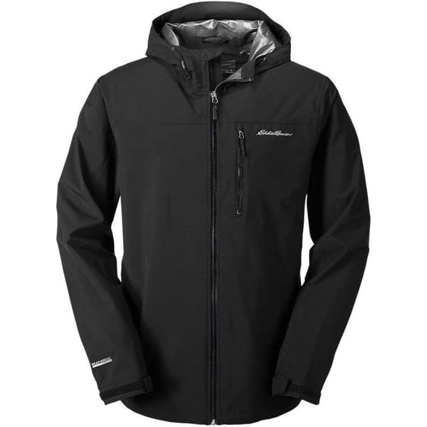 Eddie Bauer Mens Cloud Cap Stretch 20 Rain JacketBlack