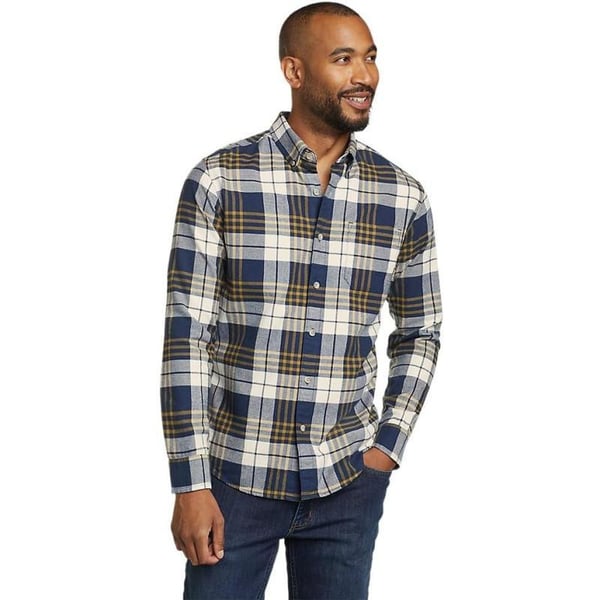 Eddie Bauer Mens Eddies Favorite Flannel Shirt  SlimTall Nordic