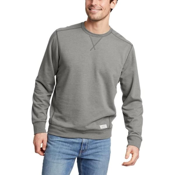 Eddie Bauer Mens Everyday Crew SweatshirtTall Heather Gray