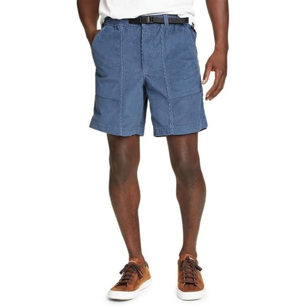 Eddie Bauer Mens Faultline Corduroy ShortsDusted Indigo