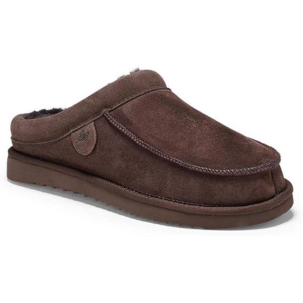 Eddie Bauer Mens Firelight Shearling Moc ScuffCoffee