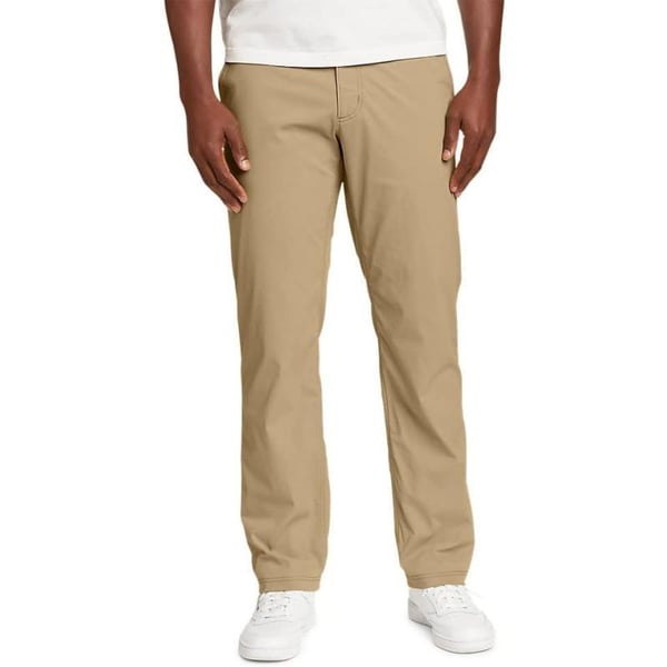 Eddie Bauer Mens Horizon Guide Chino PantsRegular Light Khaki