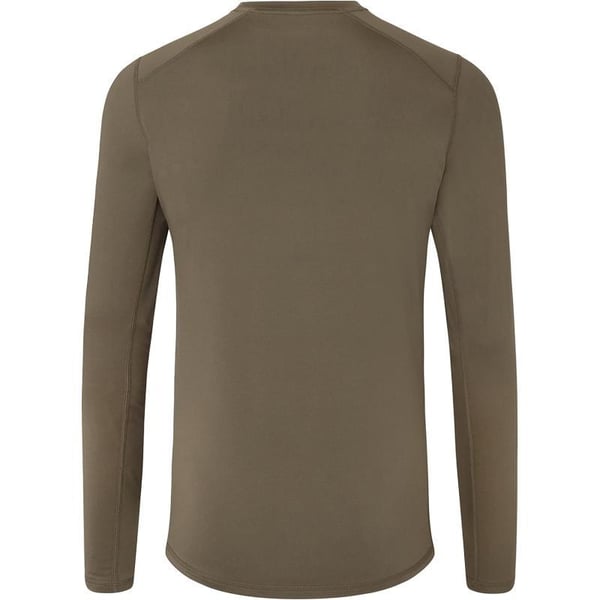 Eddie Bauer Mens Midweight Long Sleeve Crew Neck ShirtOd Green