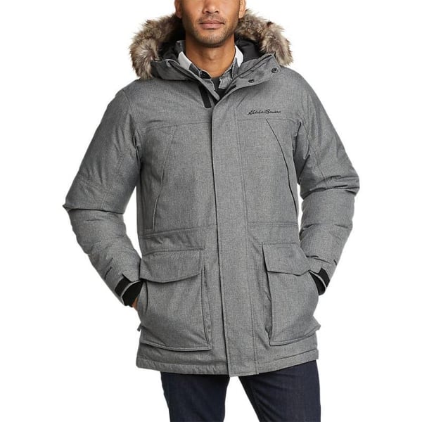 Eddie Bauer Mens Ridgeline Down ParkaRegular Heather Gray