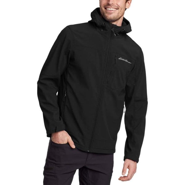 Eddie Bauer Mens Stratify Thermal Hooded JacketRegular Black