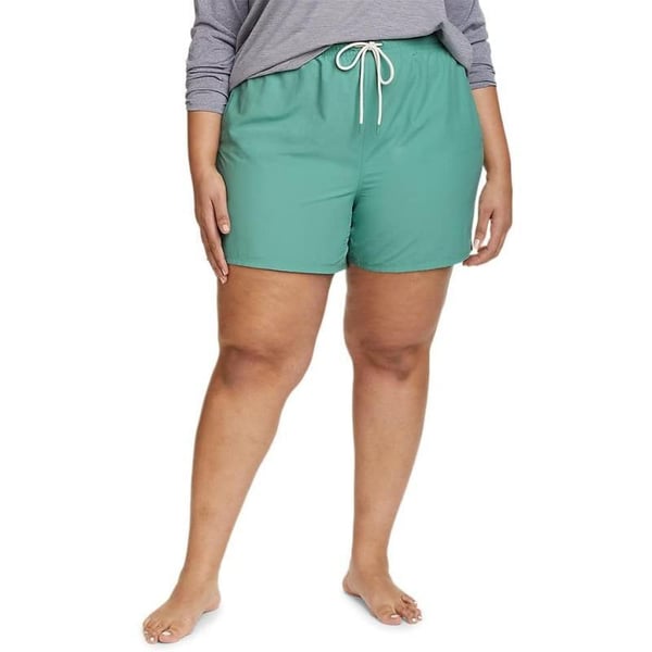 Eddie Bauer Tidal HighRise ShortsPlus Seaglass