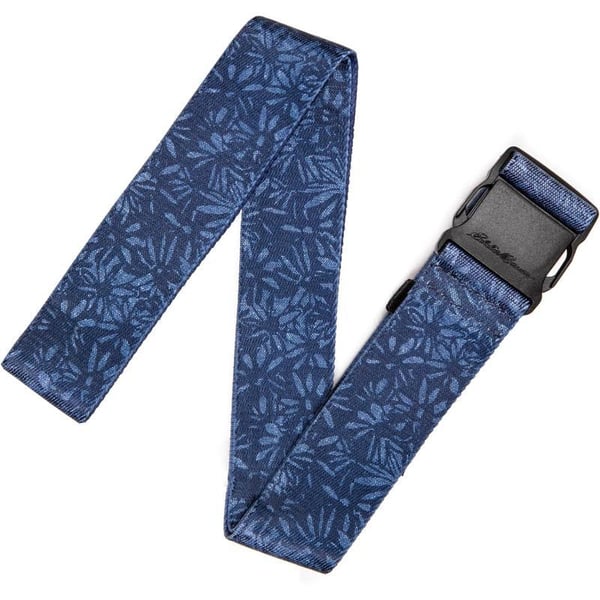 Eddie Bauer Womens Active Stretch Webbing BeltsBlue Graphic