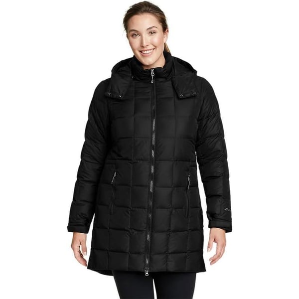 Eddie Bauer Womens Altamira Down ParkaPetite Black