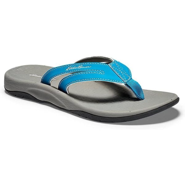 Eddie Bauer Womens Break Point Flip Flop Tropical Blue 9Eddie Bauer Womens Break Point Flip Flop Tropical Blue 9