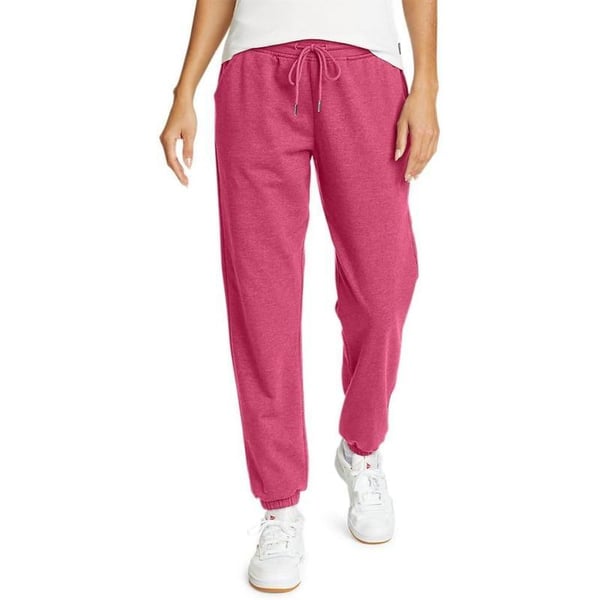 Eddie Bauer Womens Camp Fleece Jogger PantsBerry