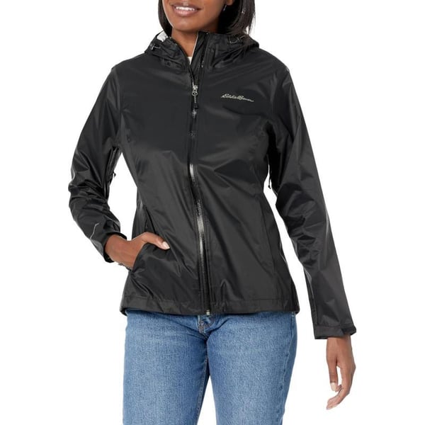 Eddie Bauer Womens Cloud Cap Rain JacketBlack