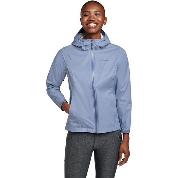 Eddie Bauer Womens Cloud Cap Rain JacketDusty Blue