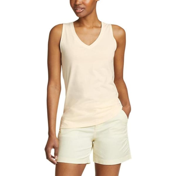 Eddie Bauer Womens Coast and Climb VNeck Tank TopIvory