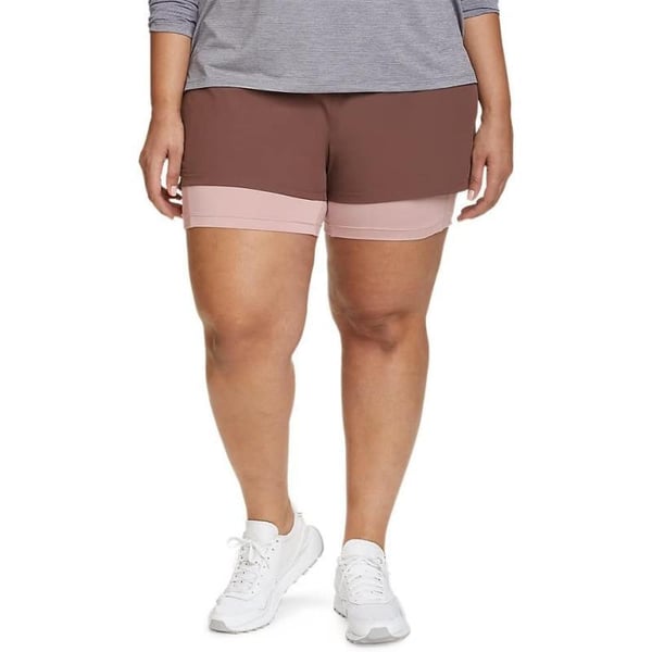 Eddie Bauer Womens Cove Trail ShortsPlus Redwood