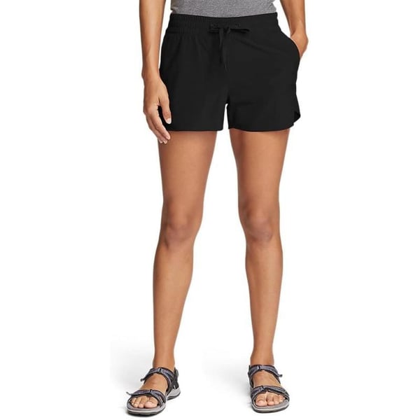 Eddie Bauer Womens Departure Amphib ShortsPetite Black