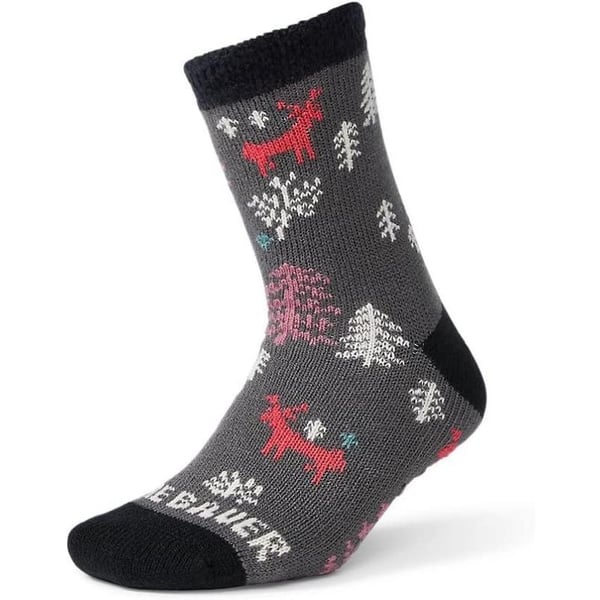 Eddie Bauer Womens Fireside Lounge SocksDark Smoke