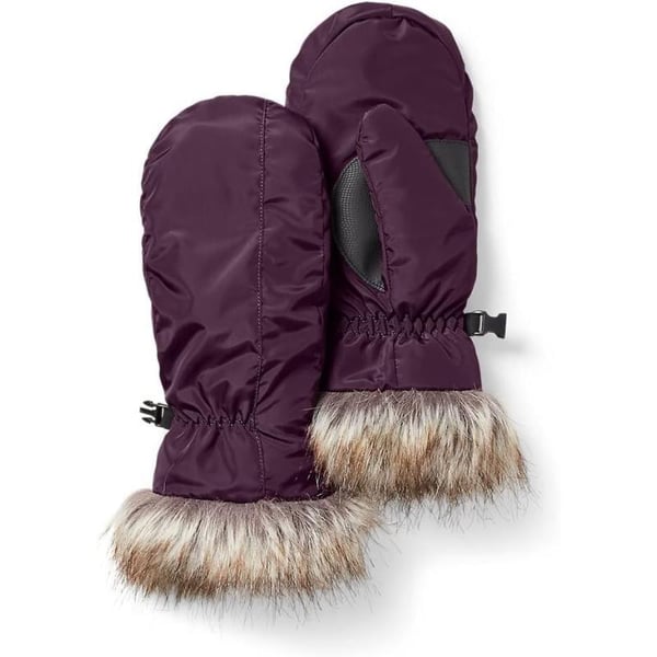 Eddie Bauer Womens Lodge Down MittensDeep Eggplant