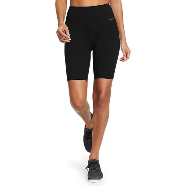 Eddie Bauer Womens Movement Lux Biker ShortsBlack