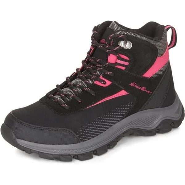 Eddie Bauer Womens MtBailey Hiking BootsBlack Fuschia