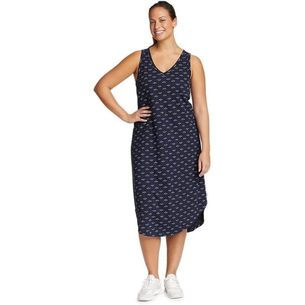 Eddie Bauer Womens Myriad Midi DressAtlantic