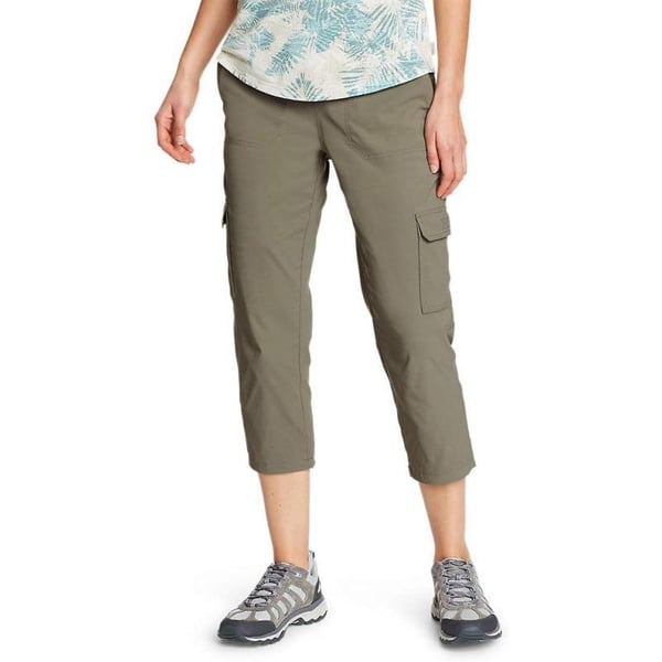 Eddie Bauer Womens Rainier PullOn Crop PantsSprig