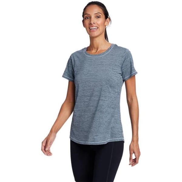 Eddie Bauer Womens Resolution ShortSleeve TShirtLight Blue