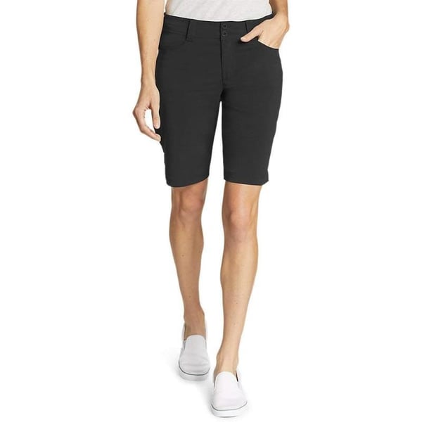 Eddie Bauer Womens Sightscape Horizon Bermuda ShortsBlack