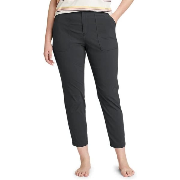 Eddie Bauer Womens Sightscape Horizon Slim Straight Ankle PantsRegular Storm