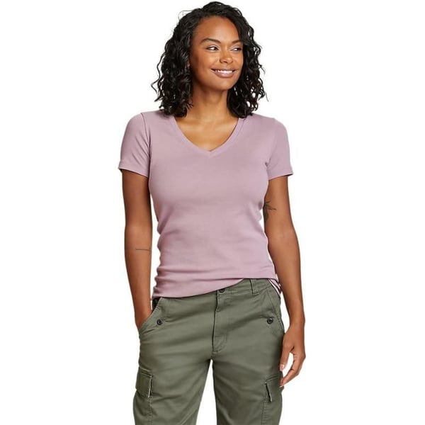 Eddie Bauer Womens Ss Fav VNK TeeDusty Iris