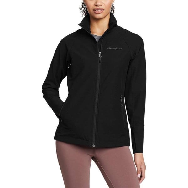 Eddie Bauer Womens Stratify 20 Soft Shell JacketBlack