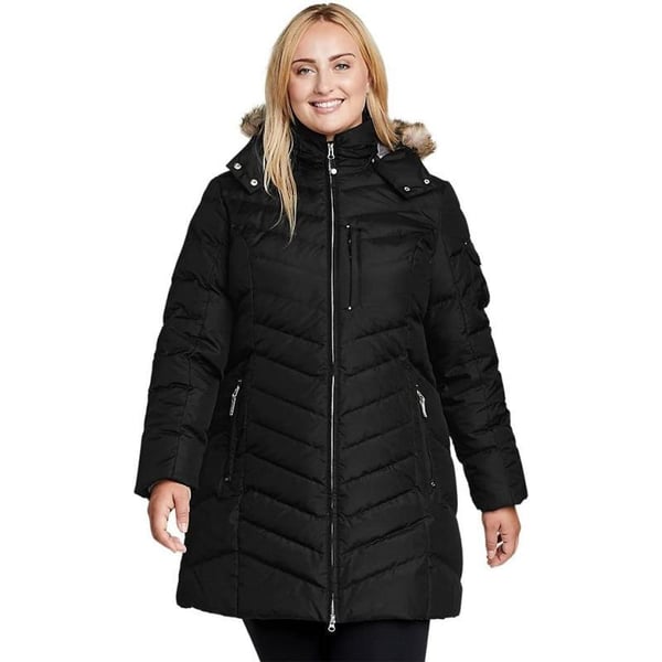 Eddie Bauer Womens Sun Valley Down ParkaPlus Black