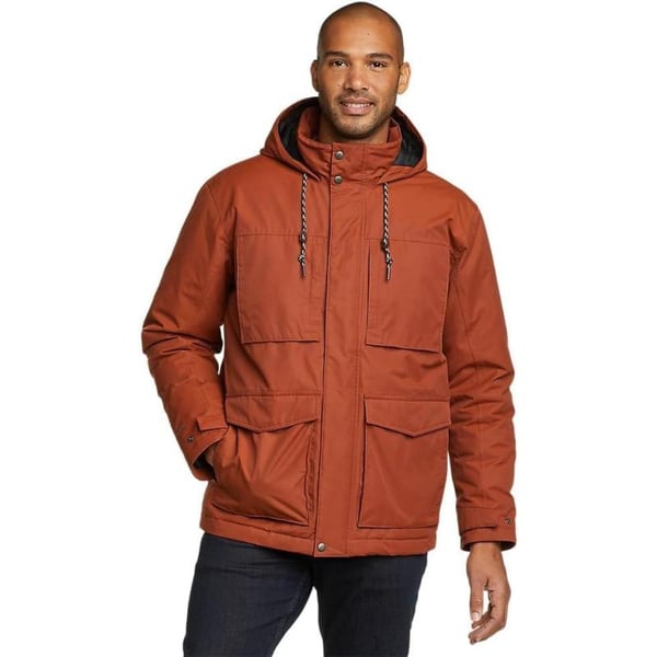 imageEddie Bauer Mens Everson Down Waterproof Rain JacketPaprika