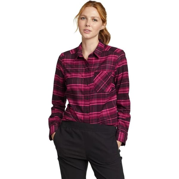 imageEddie Bauer Womens Expedition Performance Flannel 20 ShirtRoyal Purple