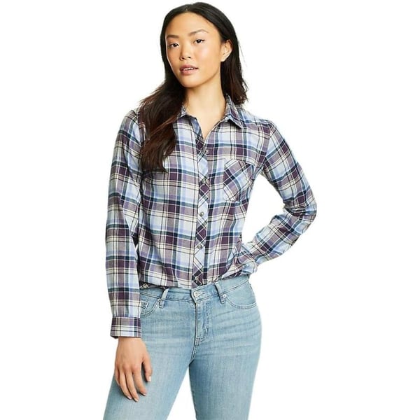 imageEddie Bauer Womens Firelight Flannel ShirtIce