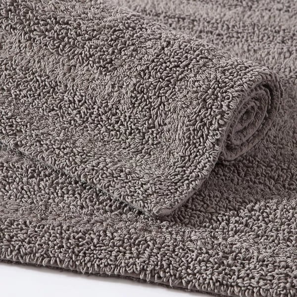 imageEddie Bauer  Bathroom Rugs Set Soft Tufted Cotton Bathroom Decor Super Absorbent ampamp Quick Dry Logan Chrome Grey 2 PieceMedium Brown